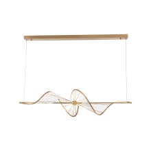 Golden 1468-LP BCH - Ziva by Golden Lighting Aurora Integrated LED Island Light in Brushed Champagne